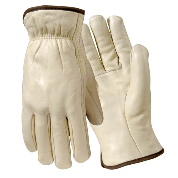 Wells Lamont Y0122 Grain Cowhide Leather Driver Work Gloves
